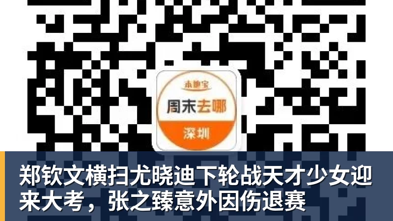 郑钦文横扫尤晓迪下轮战天才少女迎来大考，张之臻意外因伤退赛